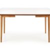 Białe MDF dla Świeżości: Blat stołu wykonany z białego MDF dodaje wnętrzu świeżości, podkreślając jednocześnie charakter skandynawskiego designu. BARRET to propozycja dla tych, którzy cenią estetykę i funkcjonalność.
